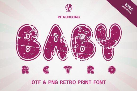 Baby Retro: The Grunge-Display Font with Vintage Soul