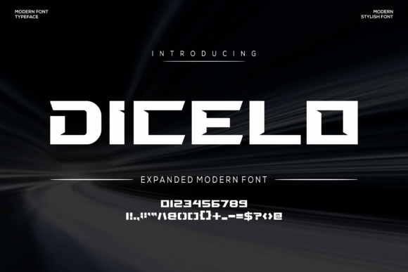 Dicelo: A Bold Typeface for Brands That Command Attention