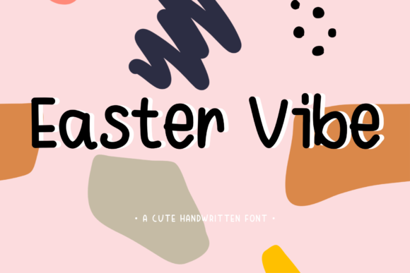 Easter Vibe: A Quirky Display Font for Joyful Design