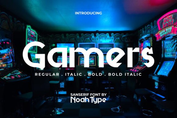 Gamers Font: Where Futuristic Style Meets Bold Branding