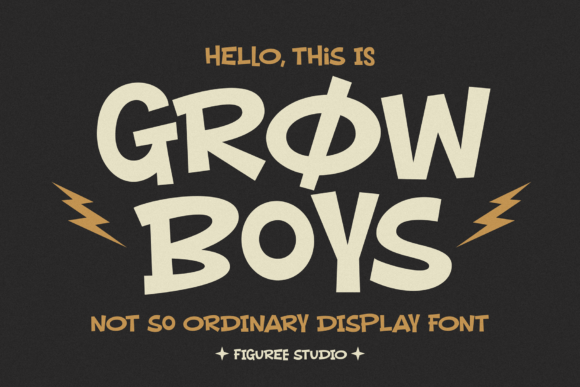 Grow Boys: A Playful Typeface for Projects That Demand Attention
