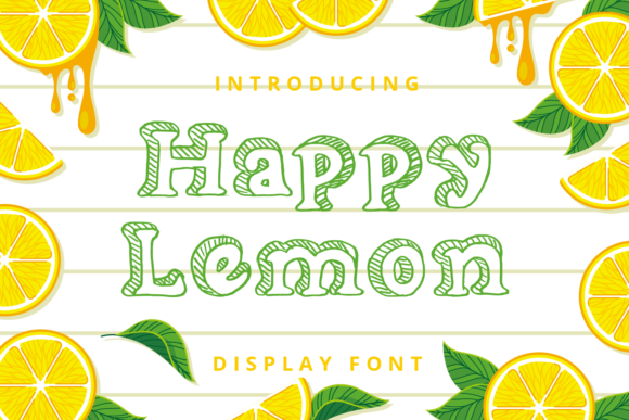 Happy Lemon: The Playful Font That Makes Designs Smile