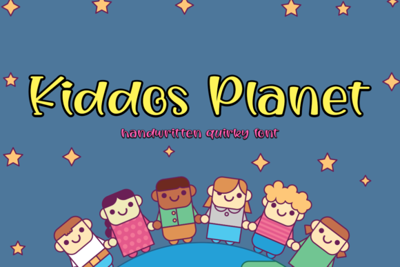 Kiddos Planet: A Font That Brings Joyful Energy to Your Projects