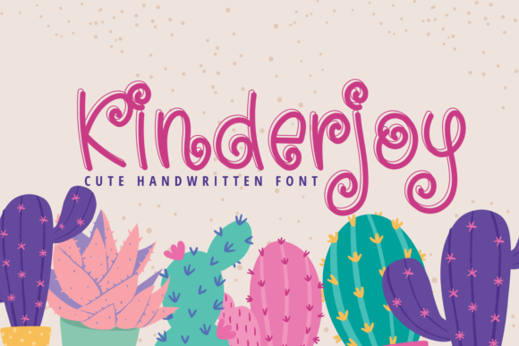 KInderjoy: The Quirky Display Font for Playful Brands