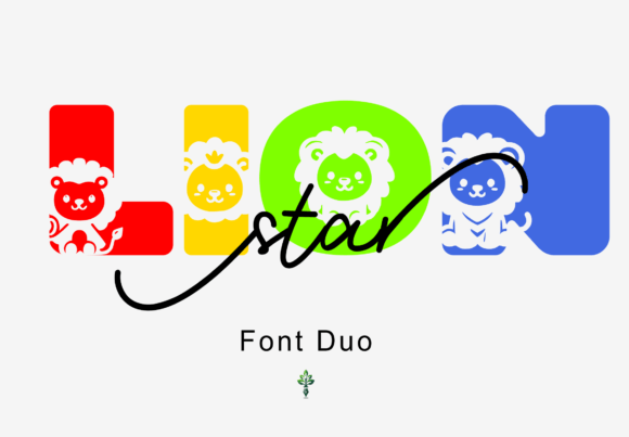 Lion Star: A Dual-Style Font for Whimsical Branding