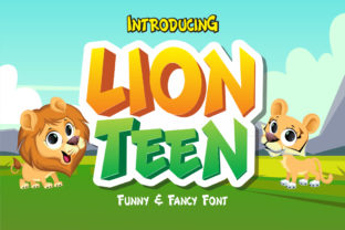 Lion Teen: The Playful Display Font for Modern Branding