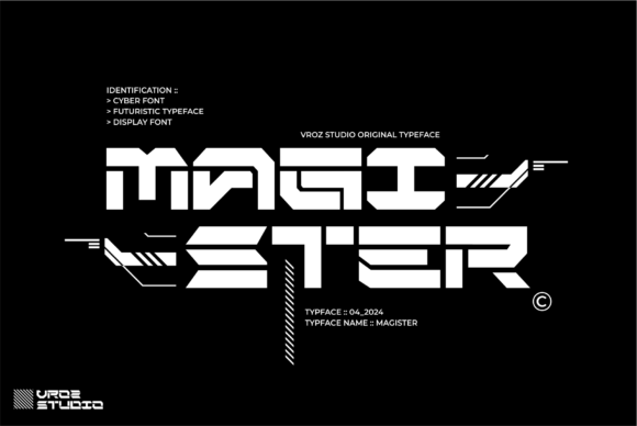 Magister Typeface: Channeling Cyberpunk Futurism in Your Designs