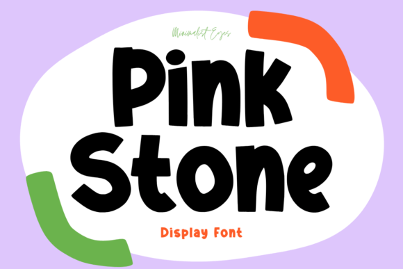 Pink Stone: A Playful Typeface for Creative Branding
