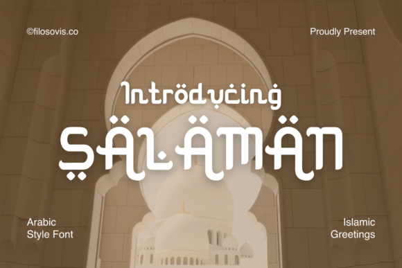 Salaman: A Playful Arabic-Style Font for Bold, Joyful Designs