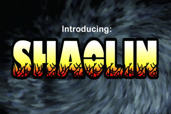 Shaolin: Bold Display Typography for Maximum Impact