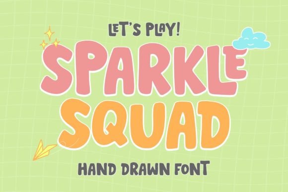 Sparkle Squad: The Playful Display Font for Magical Designs