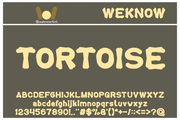 Tortoise: A Display Font with Unapologetic Personality